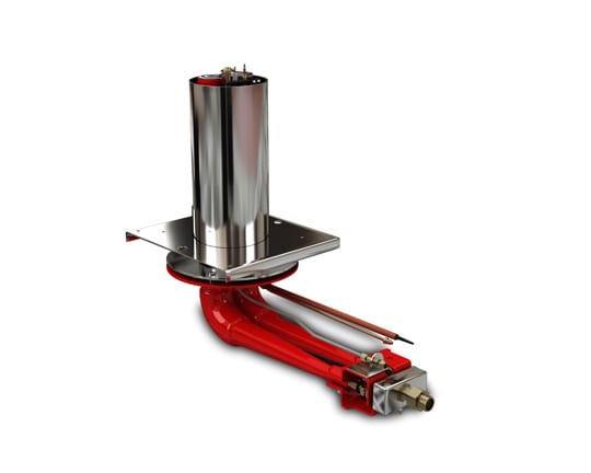 M2 natural gas burner for pizza ovens